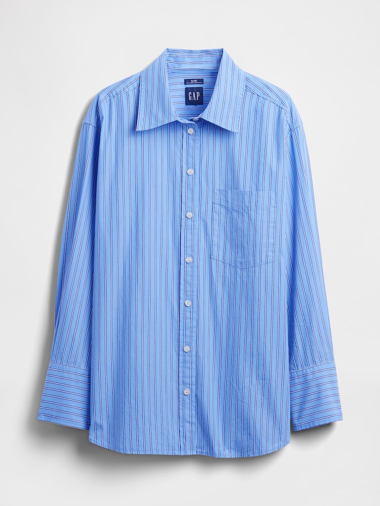 Organic Cotton Poplin Big Shirt