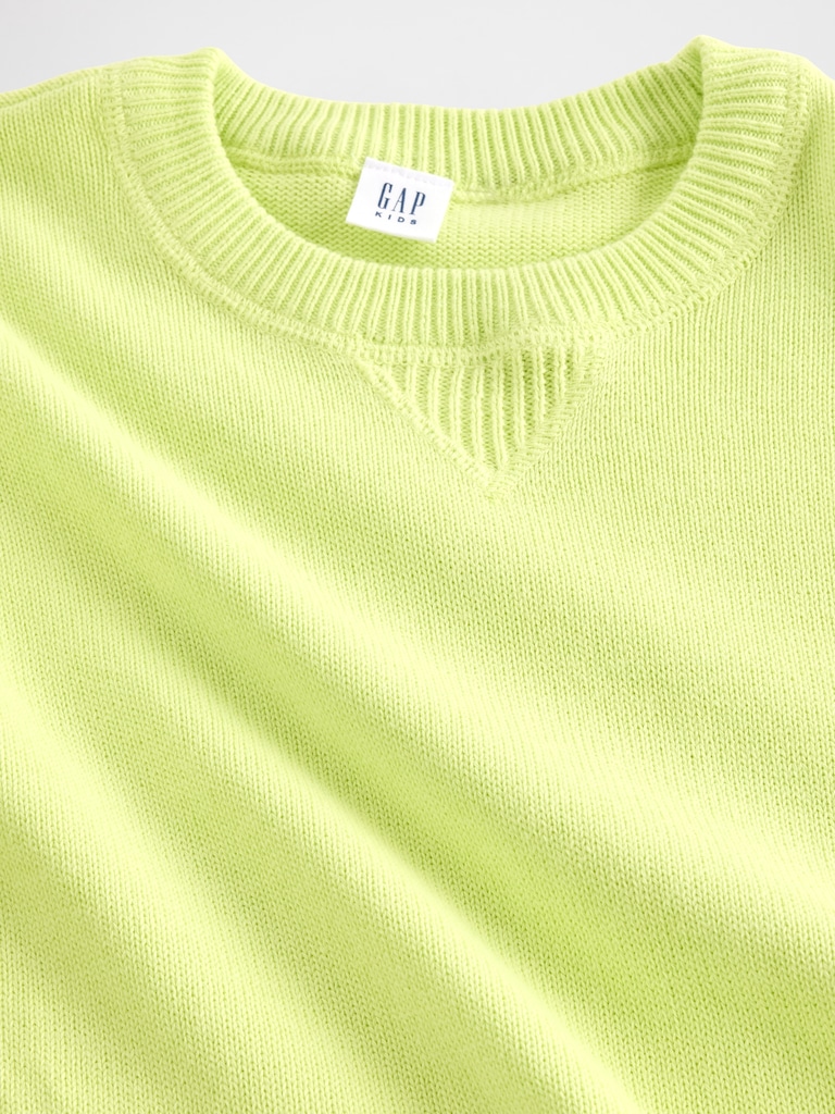 Kids Relaxed Crewneck Sweater
