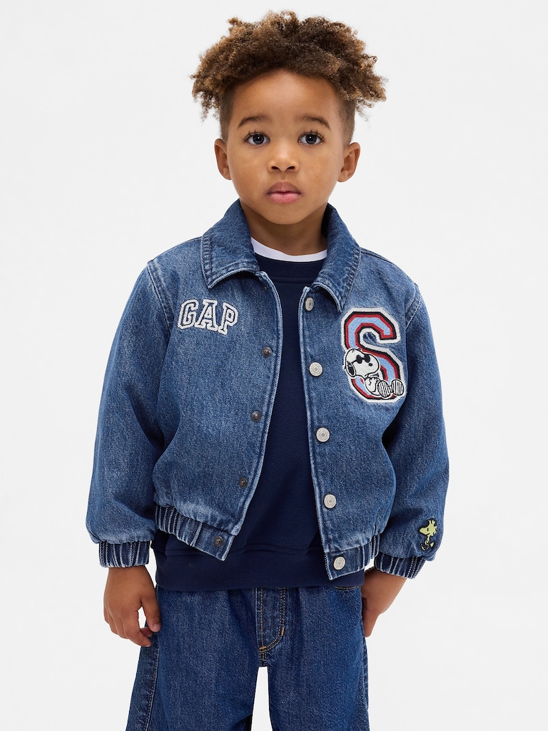 Baby & Toddler Snoopy Logo Denim Jacket