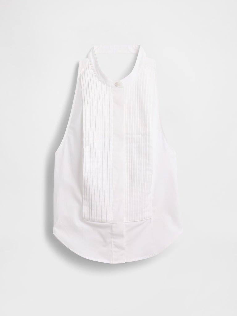 GapStudio Poplin Tuxedo Shirt