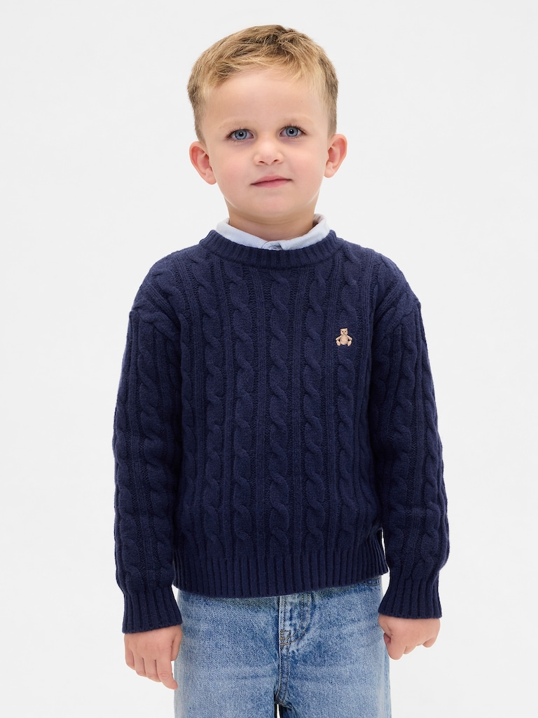 Baby & Toddler CashSoft Cable-Knit Sweater
