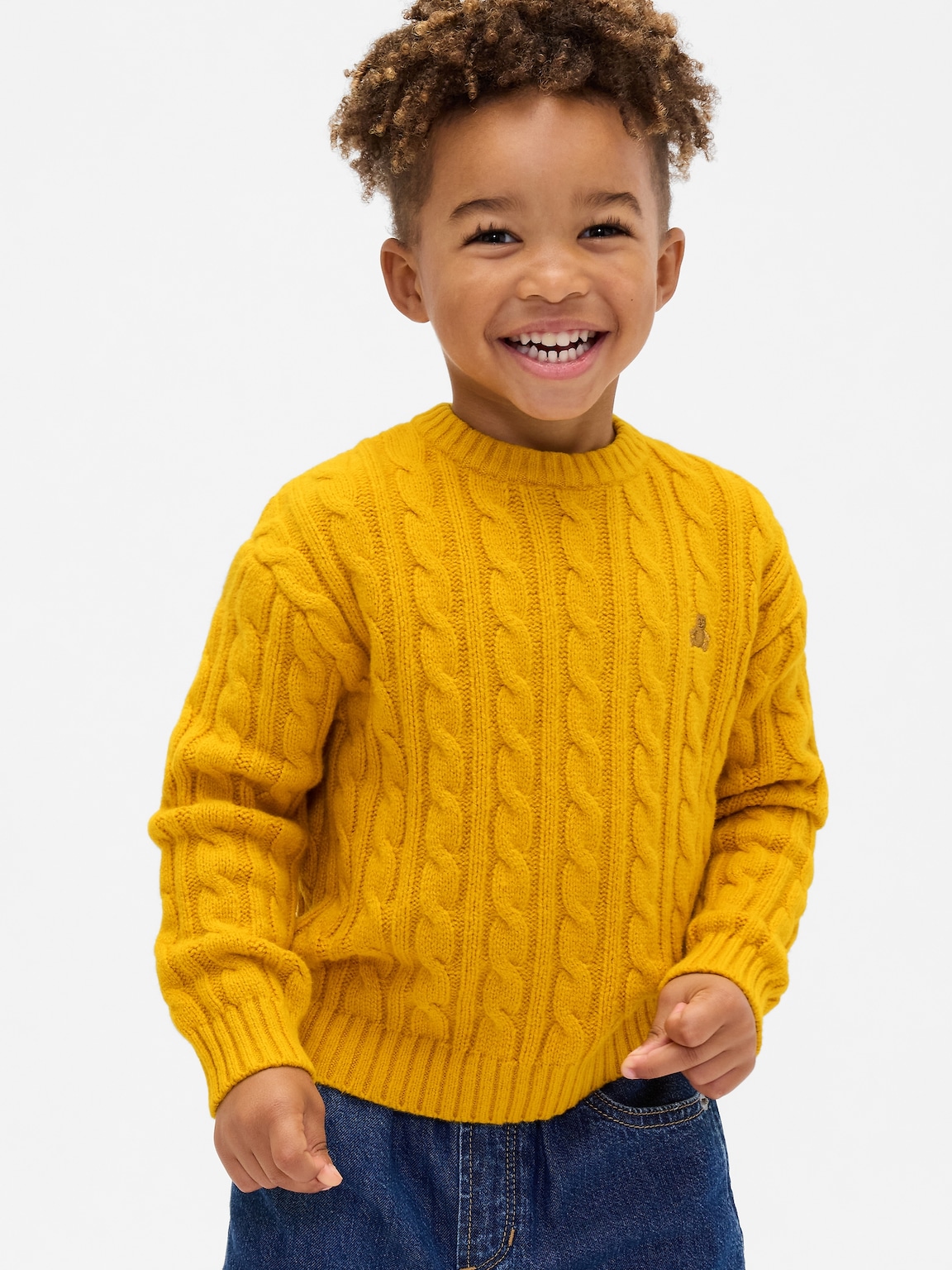 Baby & Toddler CashSoft Cable-Knit Sweater