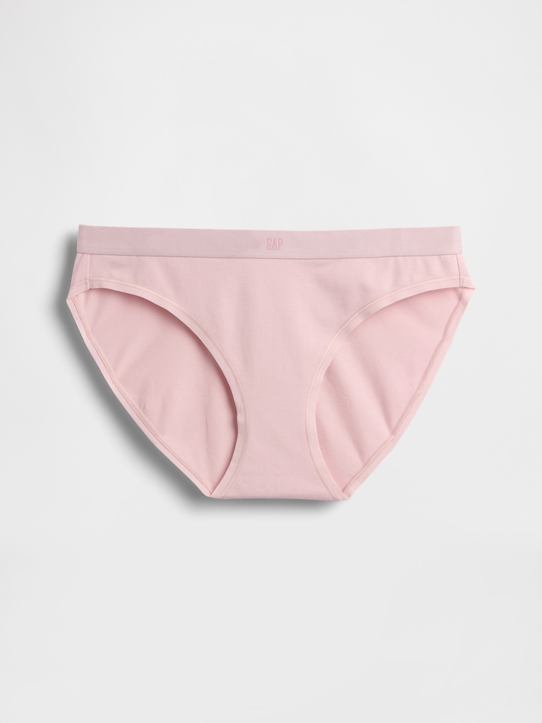 Organic Stretch Cotton Logo Bikini
