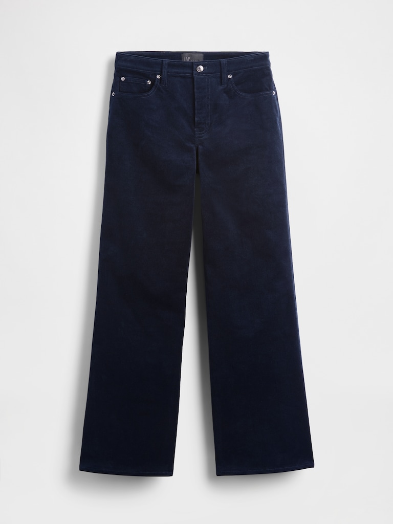 GapStudio Low Rise Corduroy Wide-Leg Pants