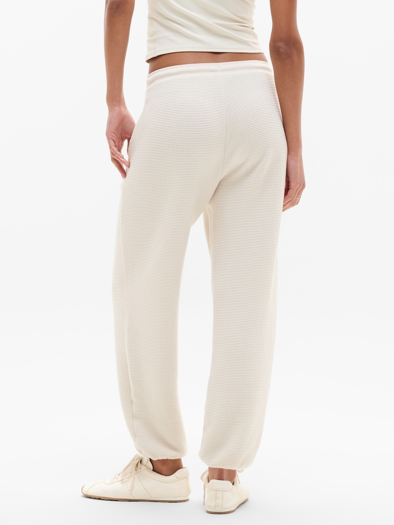 Tranquil Mid Rise Waffle Jogger