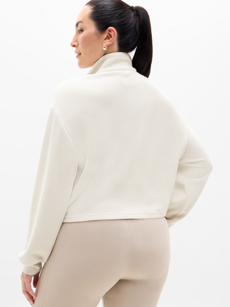 Tranquil Waffle 1/2 Zip Sweatshirt