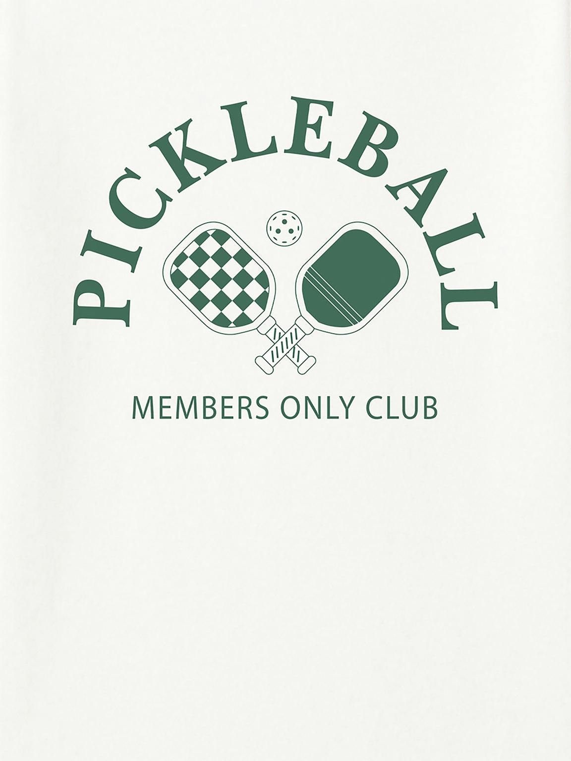 Pickleball Members Only Graphic T-Shirt