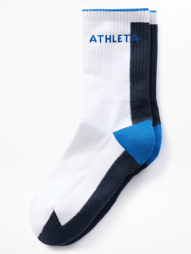 Athleta Colorblock Everyday Crew Sock
