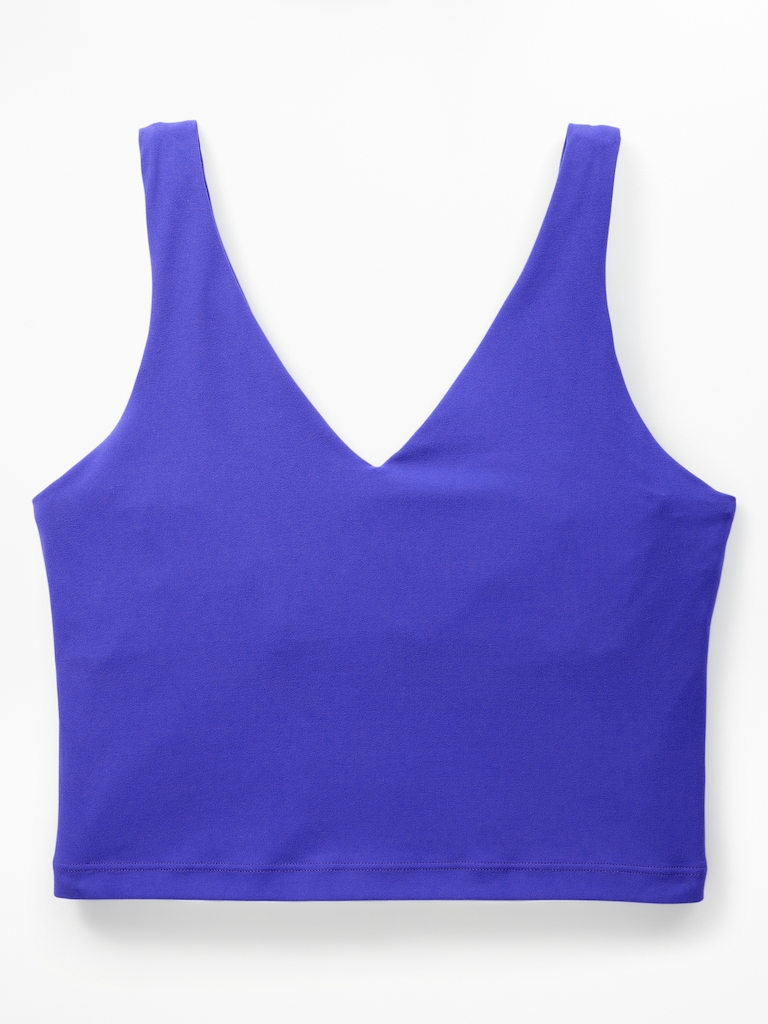 Transcend V-Neck Crop Sports Bra A-C