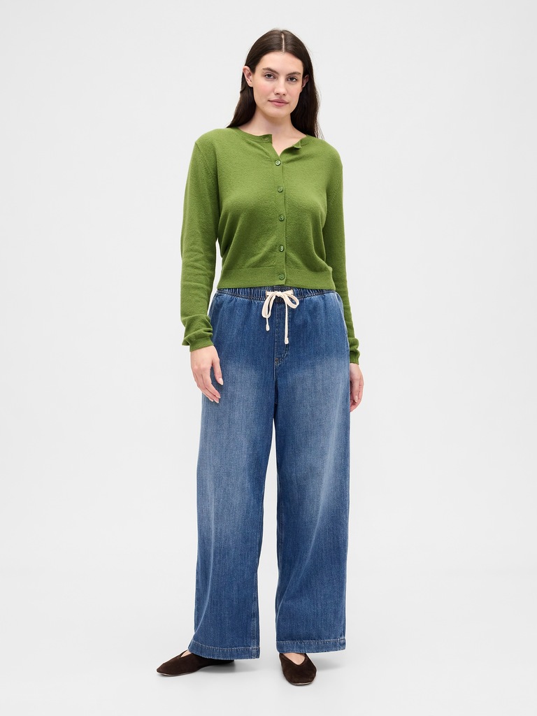High Rise Easy Wide-Leg Jeans