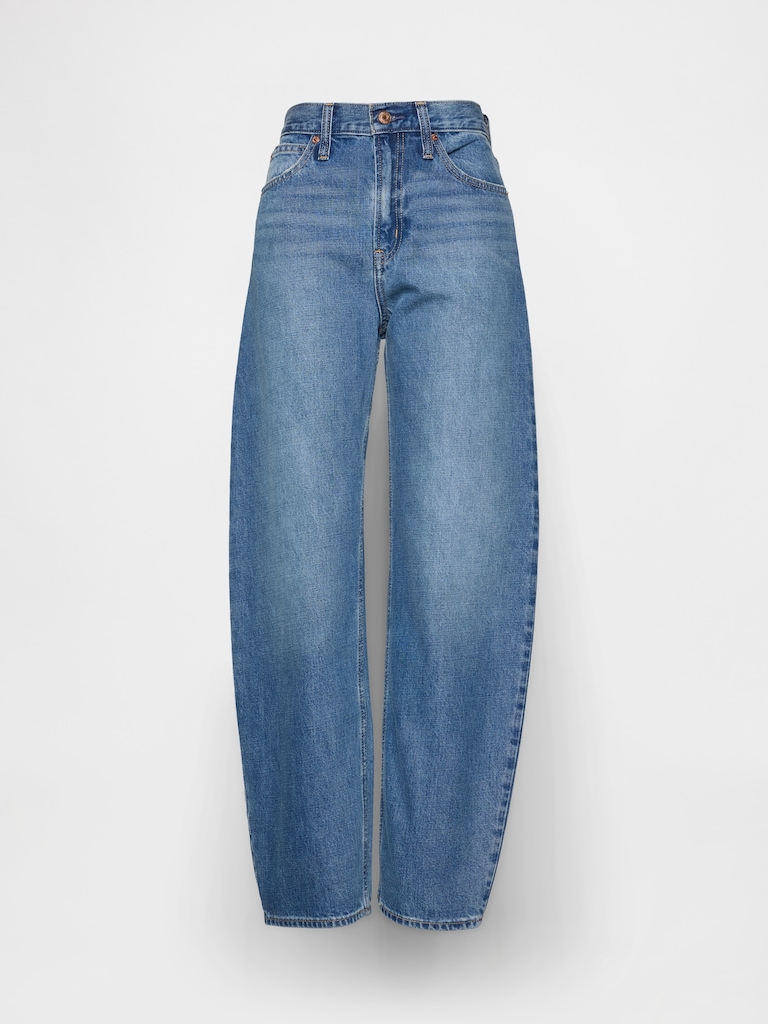 High Rise Barrel Jeans