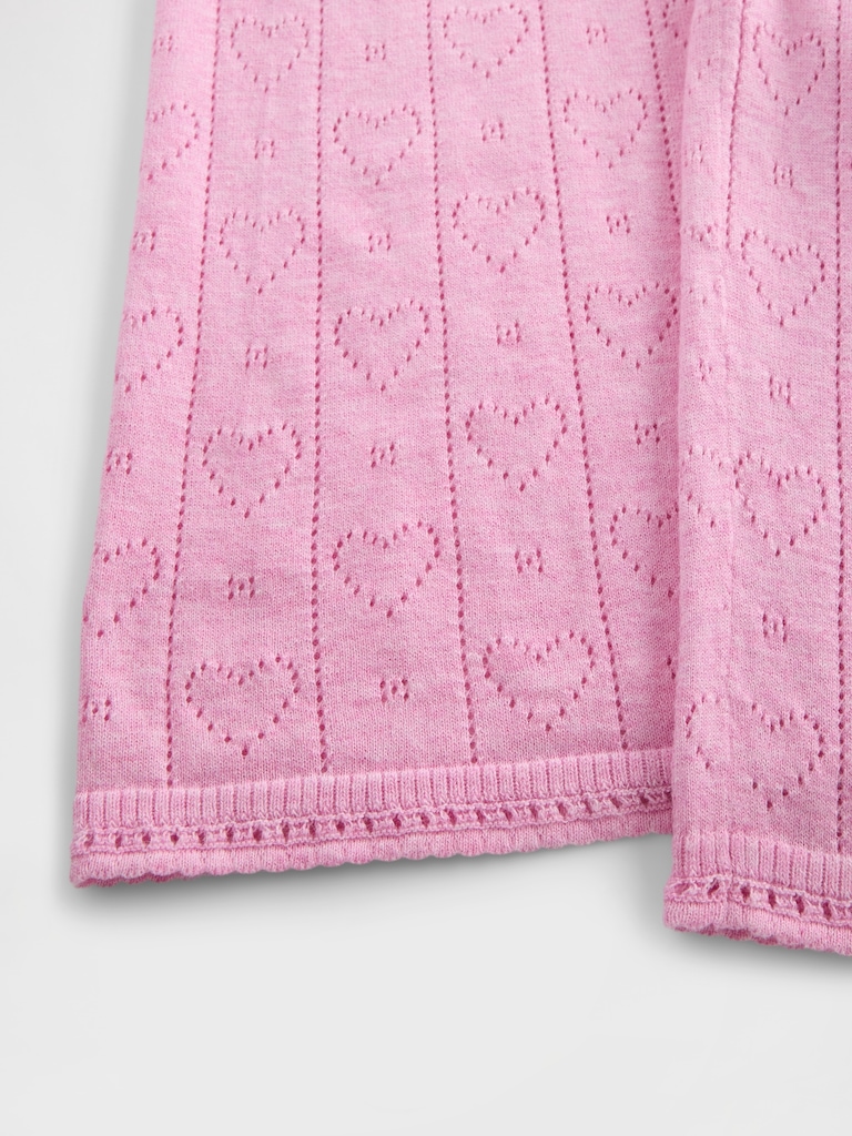 Lightweight CashSoft Pointelle Heart PJ Pants