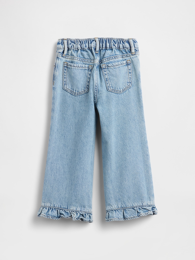 Baby & Toddler Ruffle-Hem Stride Jeans