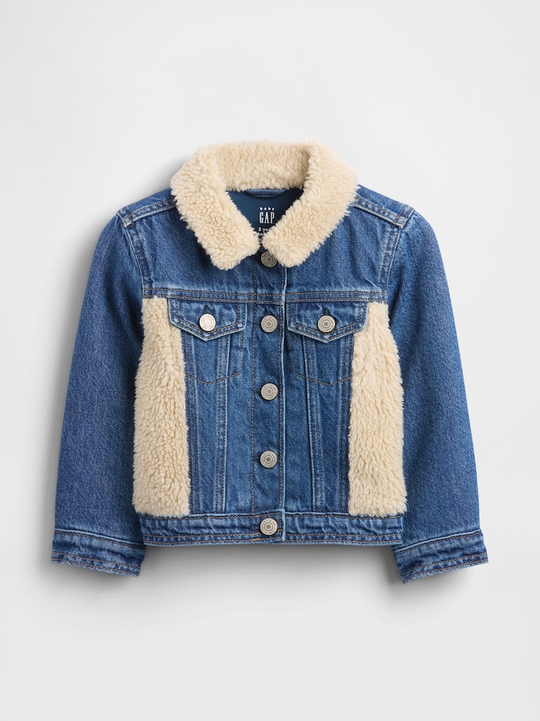 Baby & Toddler Sherpa Icon Denim Jacket