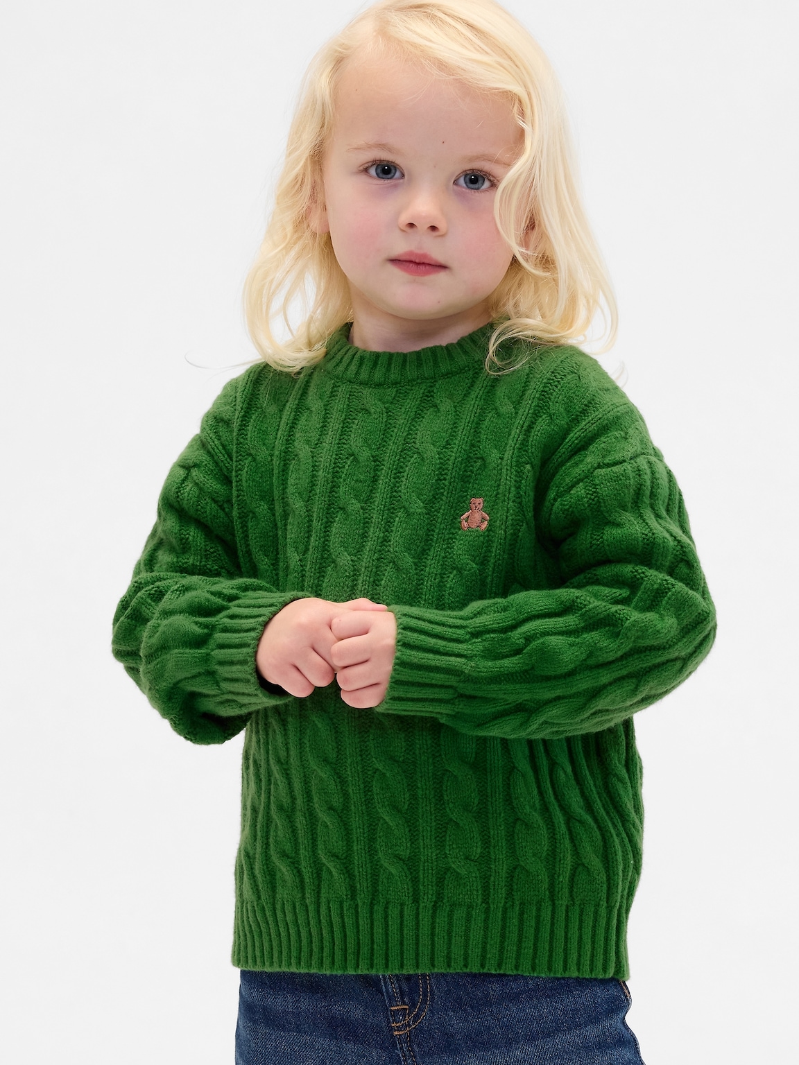 Baby & Toddler CashSoft Cable-Knit Sweater