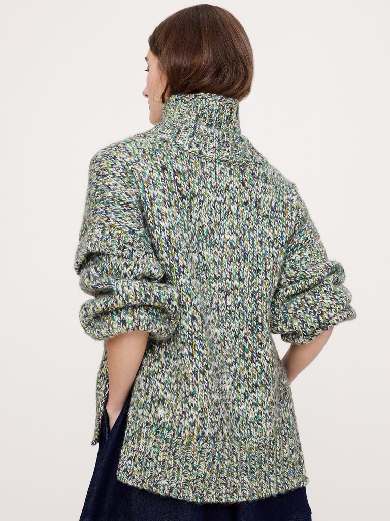 Wool-Alpaca Blend Sweater Tunic