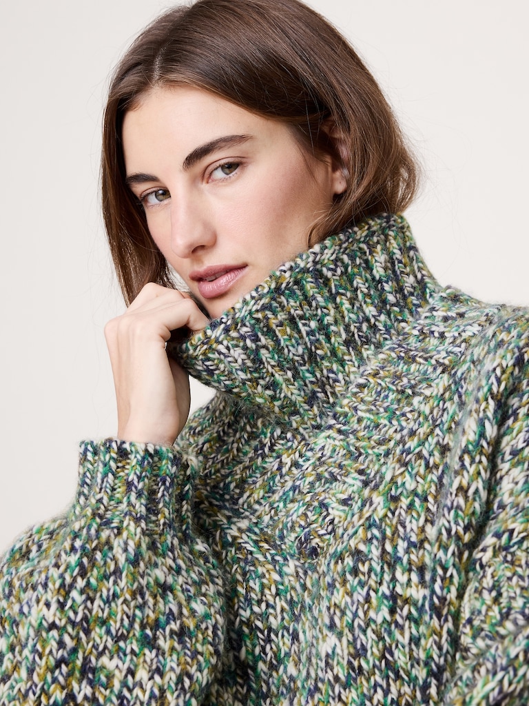 Wool-Alpaca Blend Sweater Tunic