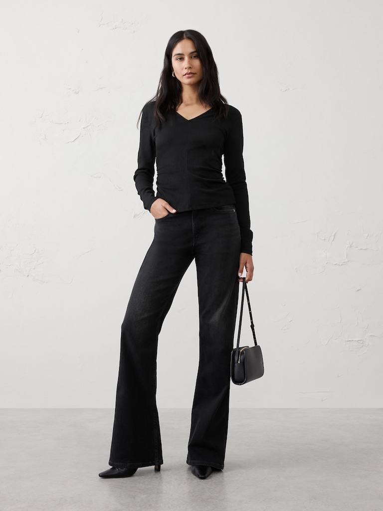 Crinkle Jacquard Top