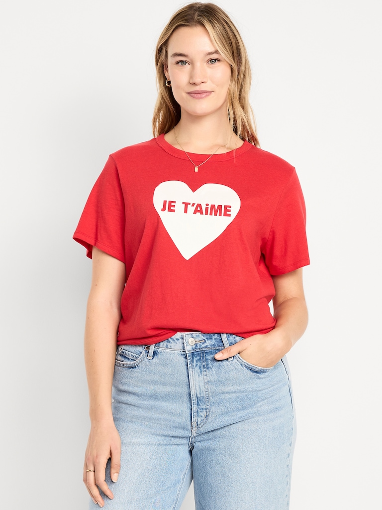 EveryWear Crew-Neck Graphic T-Shirt