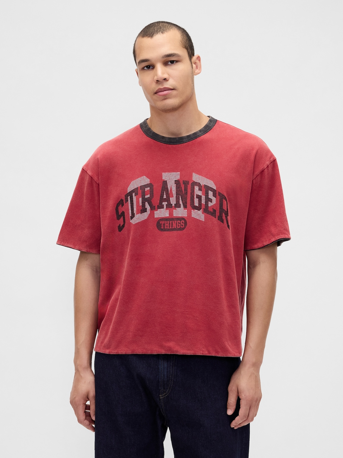 Stranger Things Adult Reversible Graphic T-Shirt