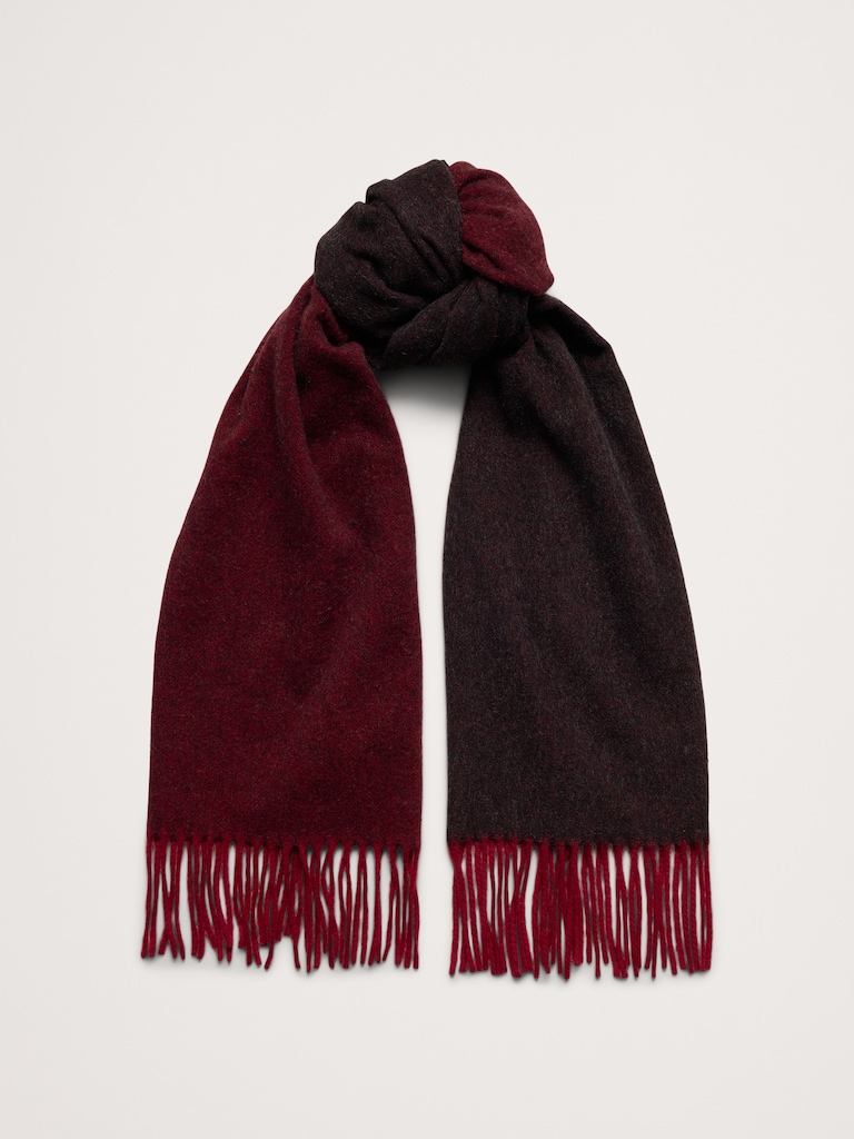 Italian Wool-Cashmere Scarf