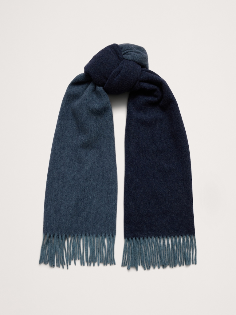 Italian Wool-Cashmere Scarf
