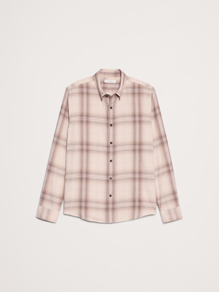 Standard-Fit Lightweight Flannel Shirt