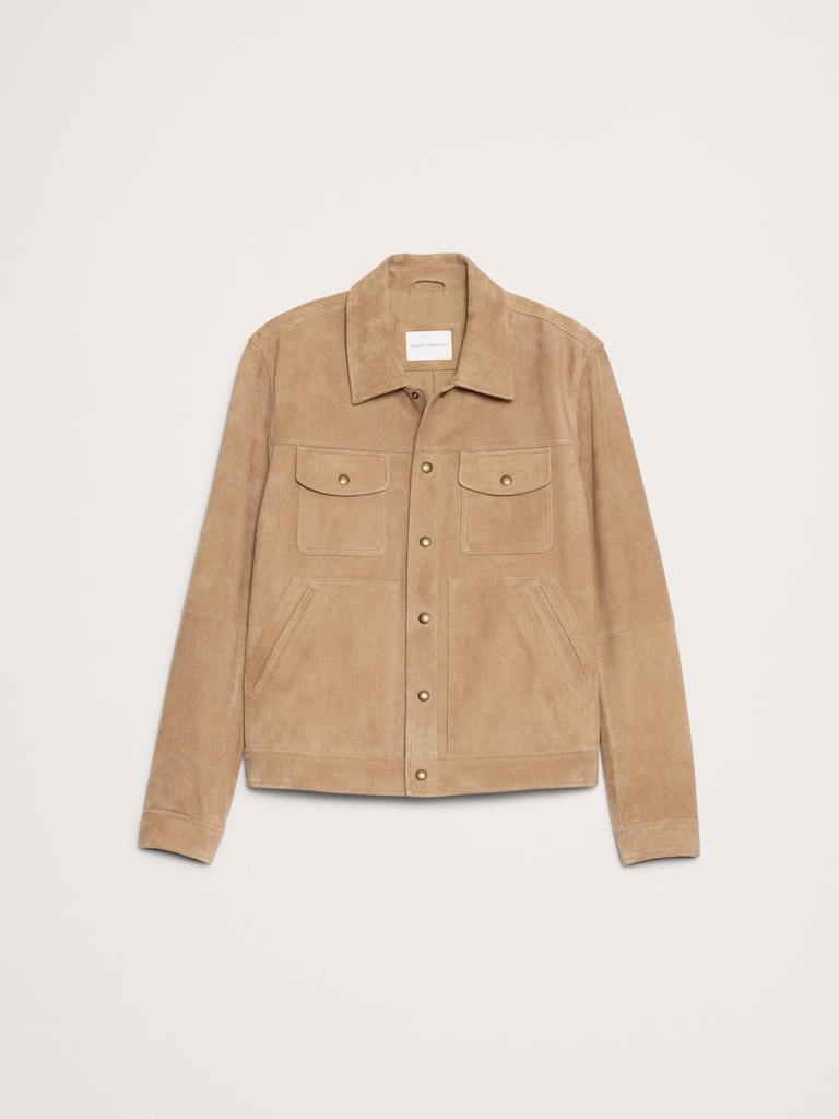 Suede Trucker Jacket