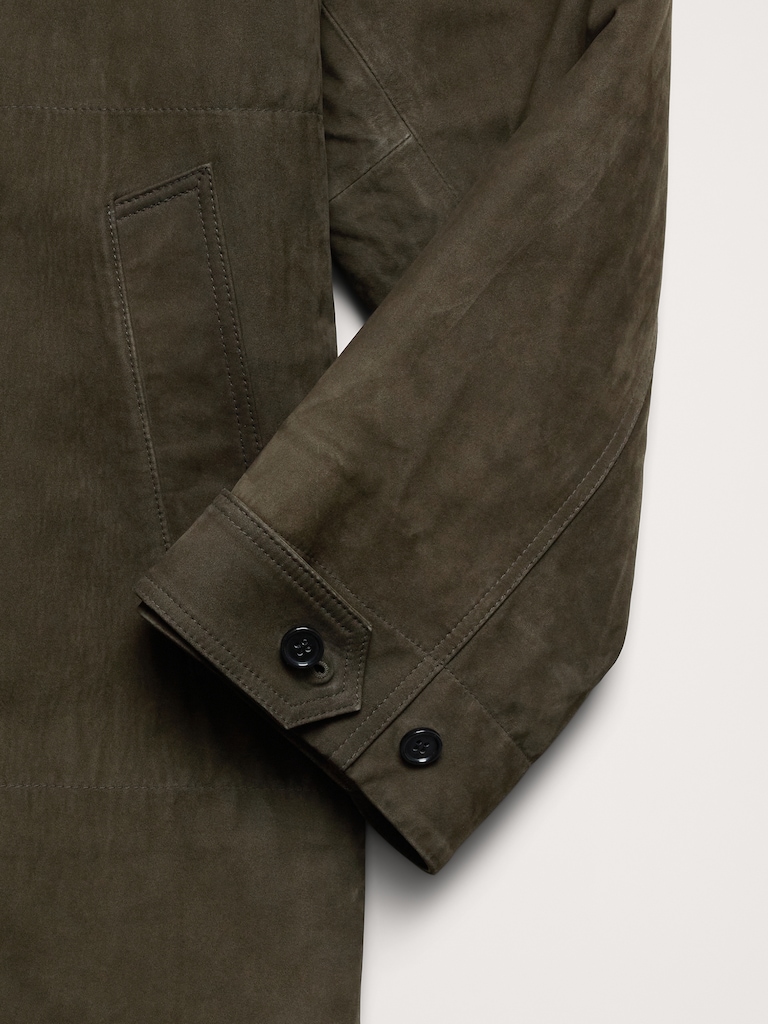 Nubuck Leather Car Coat