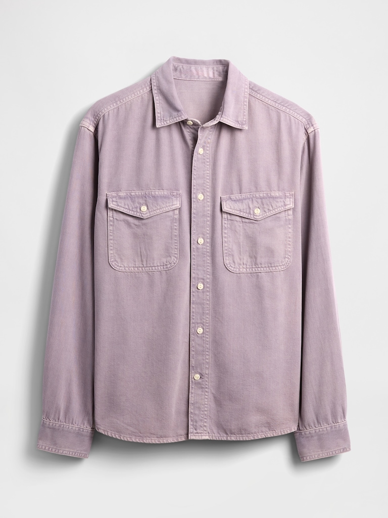 UltraSoft Denim Relaxed Shirt
