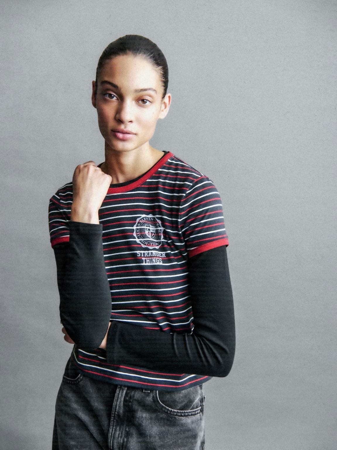 Stranger Things Organic Cotton VintageSoft Crop T-Shirt