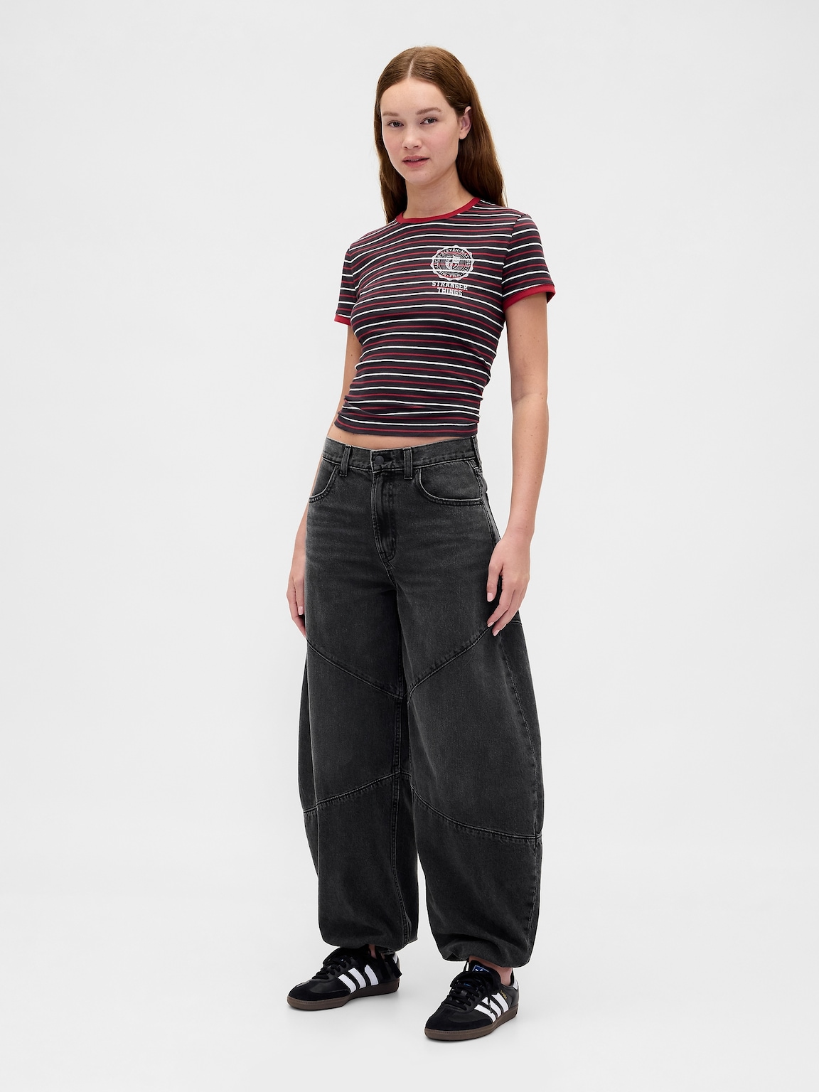 Stranger Things High Rise Seamed Horseshoe Jeans