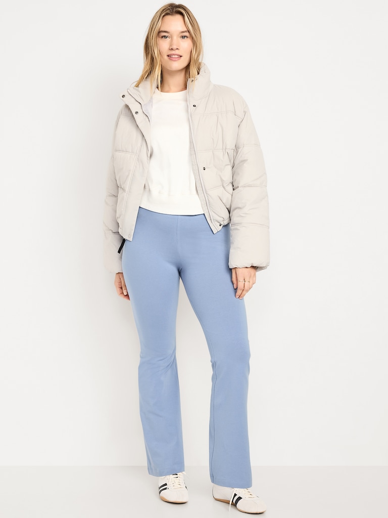 High-Waisted Fashion Flare Leggings