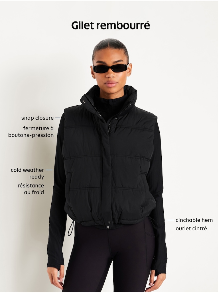 Water-Resistant Puffer Vest