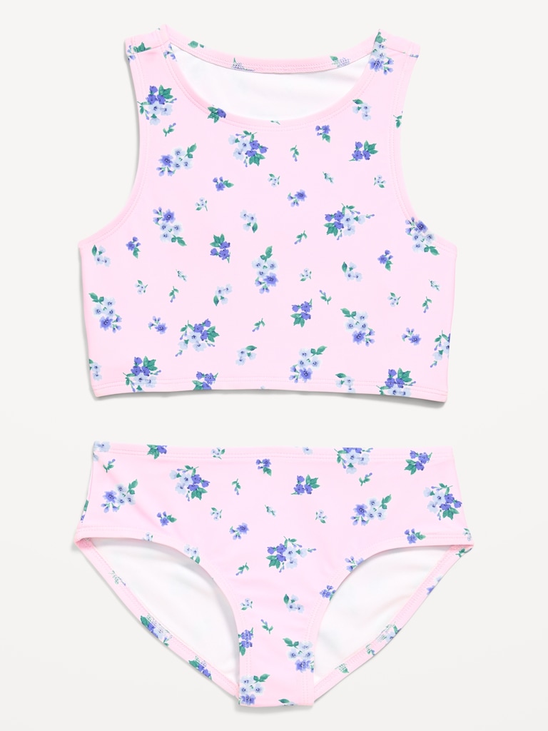 Printed Tankini Swim Set for Girls