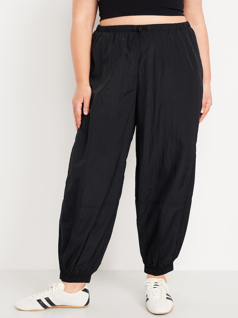 Pull-On Bubble Windbreaker Pants