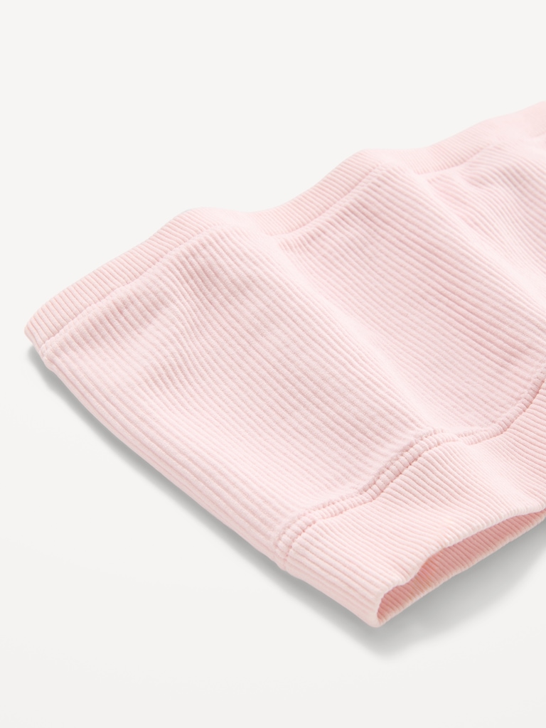 Seamless Ribbed Longline Bandeau