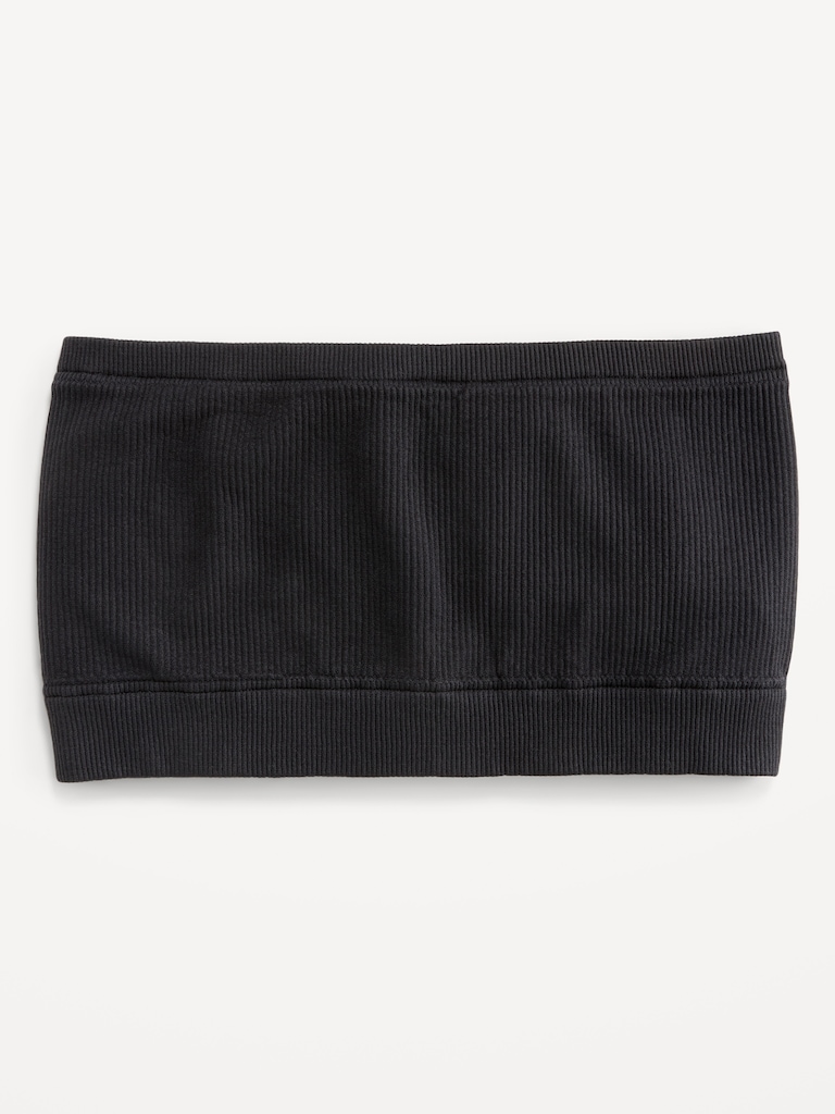 Seamless Ribbed Longline Bandeau
