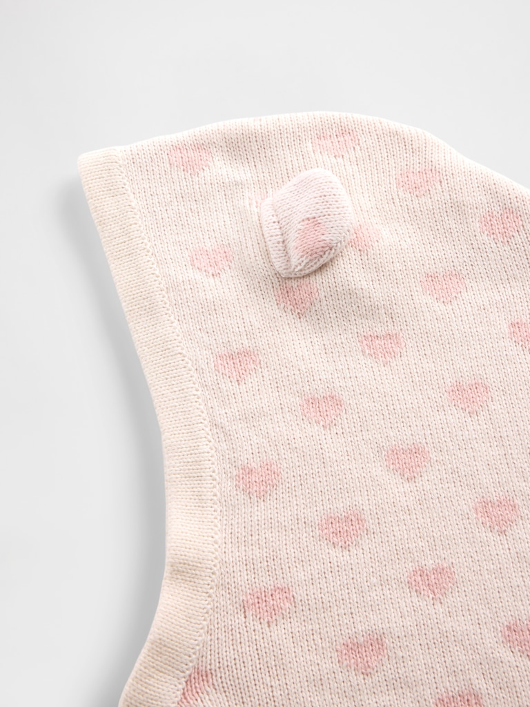 Toddler Knit Bear Hood