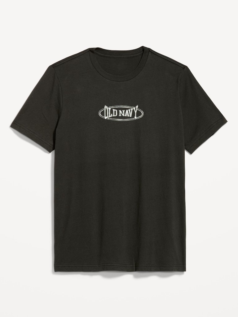 Crew-Neck Logo-Graphic T-Shirt