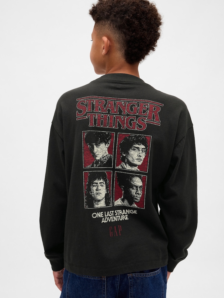 Stranger Things Kids Graphic T-Shirt
