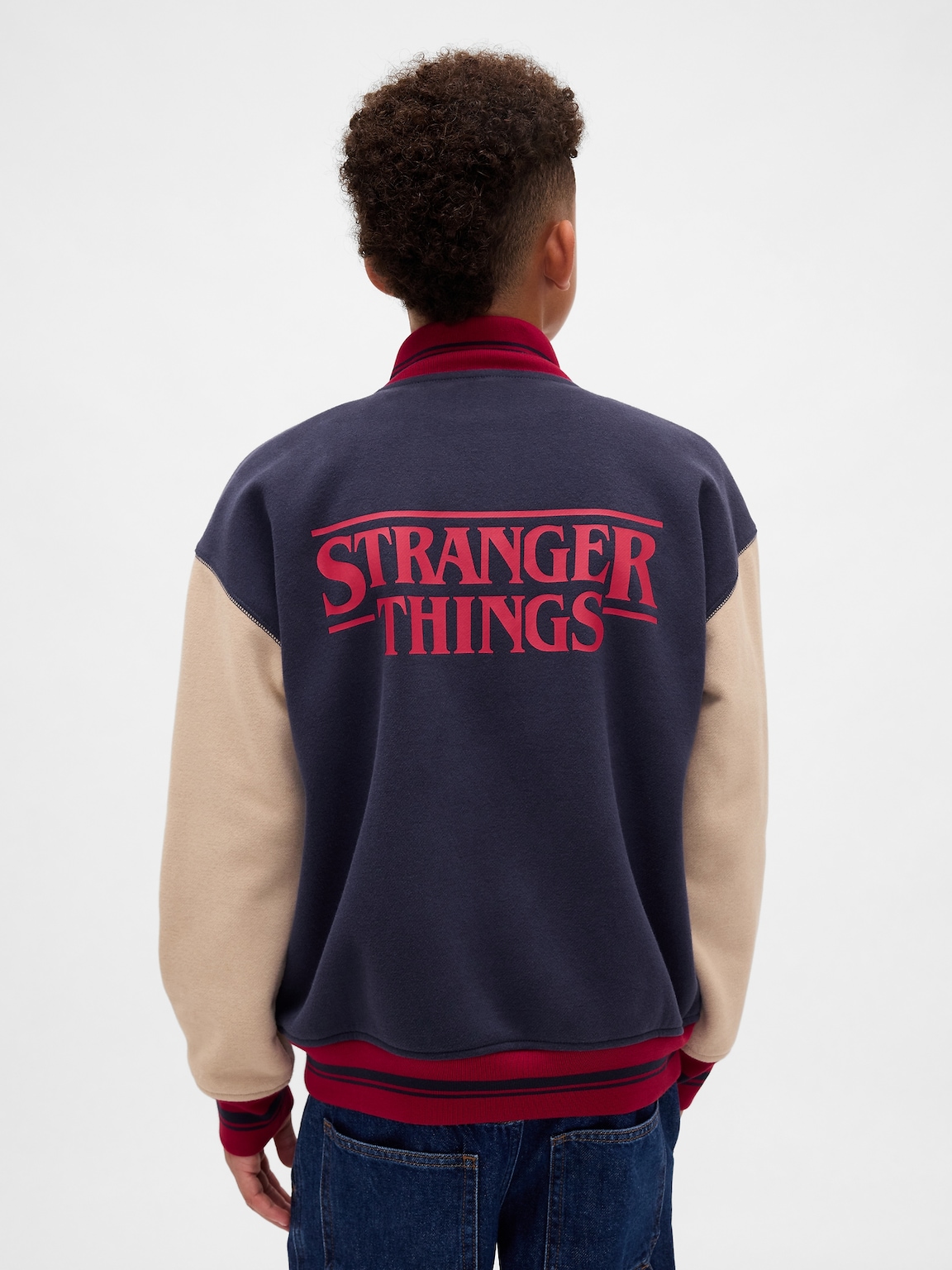 Stranger Things Kids VintageSoft Varsity Sweatshirt