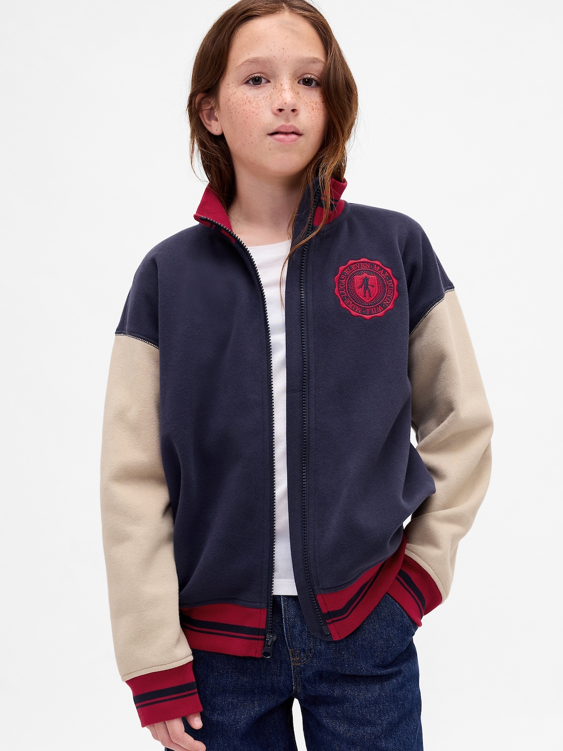Stranger Things Kids VintageSoft Varsity Sweatshirt