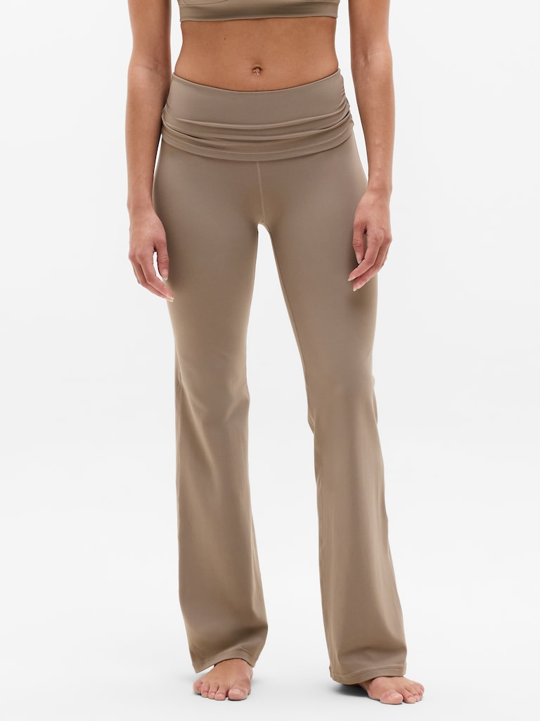 Transcend High Rise Fold Over Flare Legging