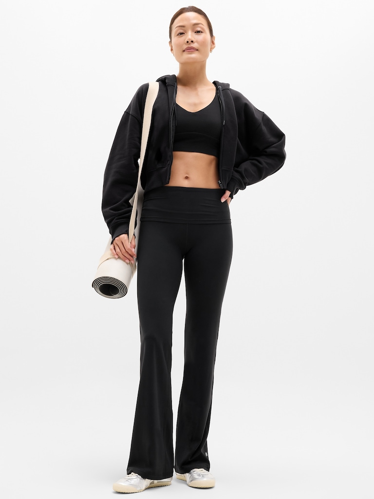 Transcend High Rise Fold Over Flare Legging