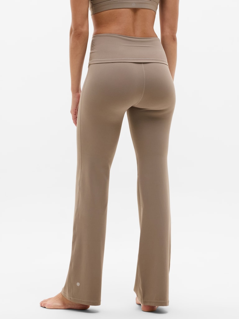 Transcend High Rise Fold Over Flare Legging