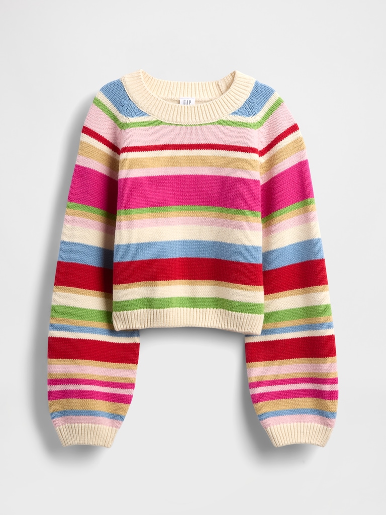 Kids Relaxed Crewneck Sweater