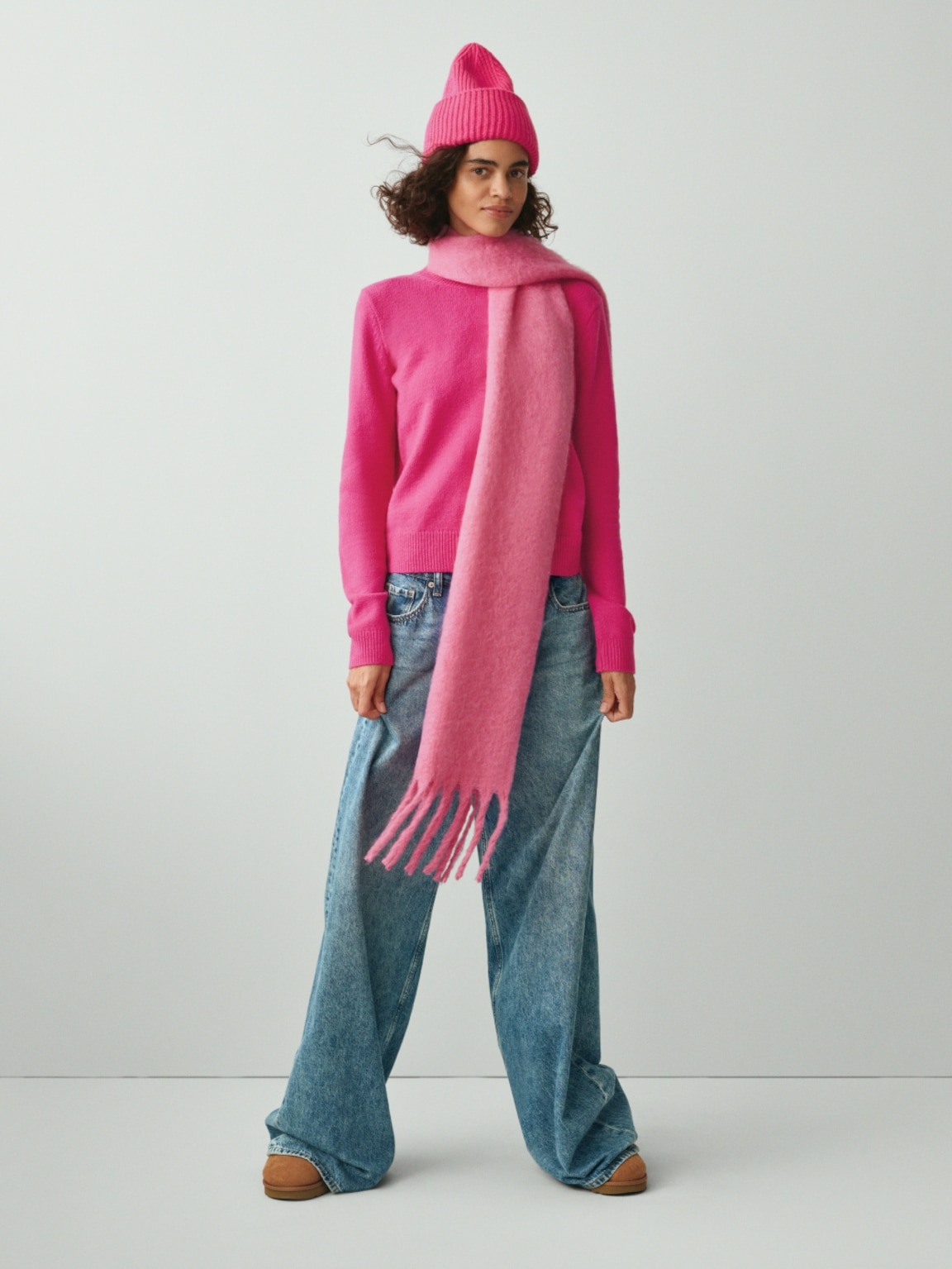 Brushed Fringe Scarf