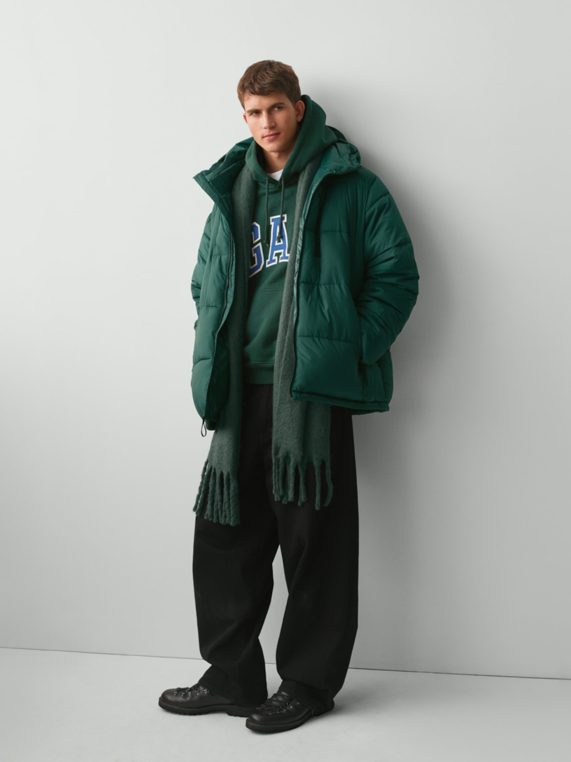 Brushed Fringe Scarf