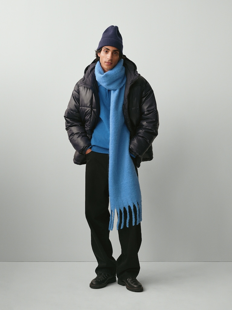 Brushed Fringe Scarf